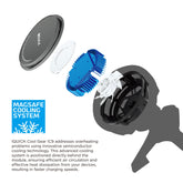 iQuick Magnetic Car Mount Charger with Cooling Semiconductor Radiator 15W Black